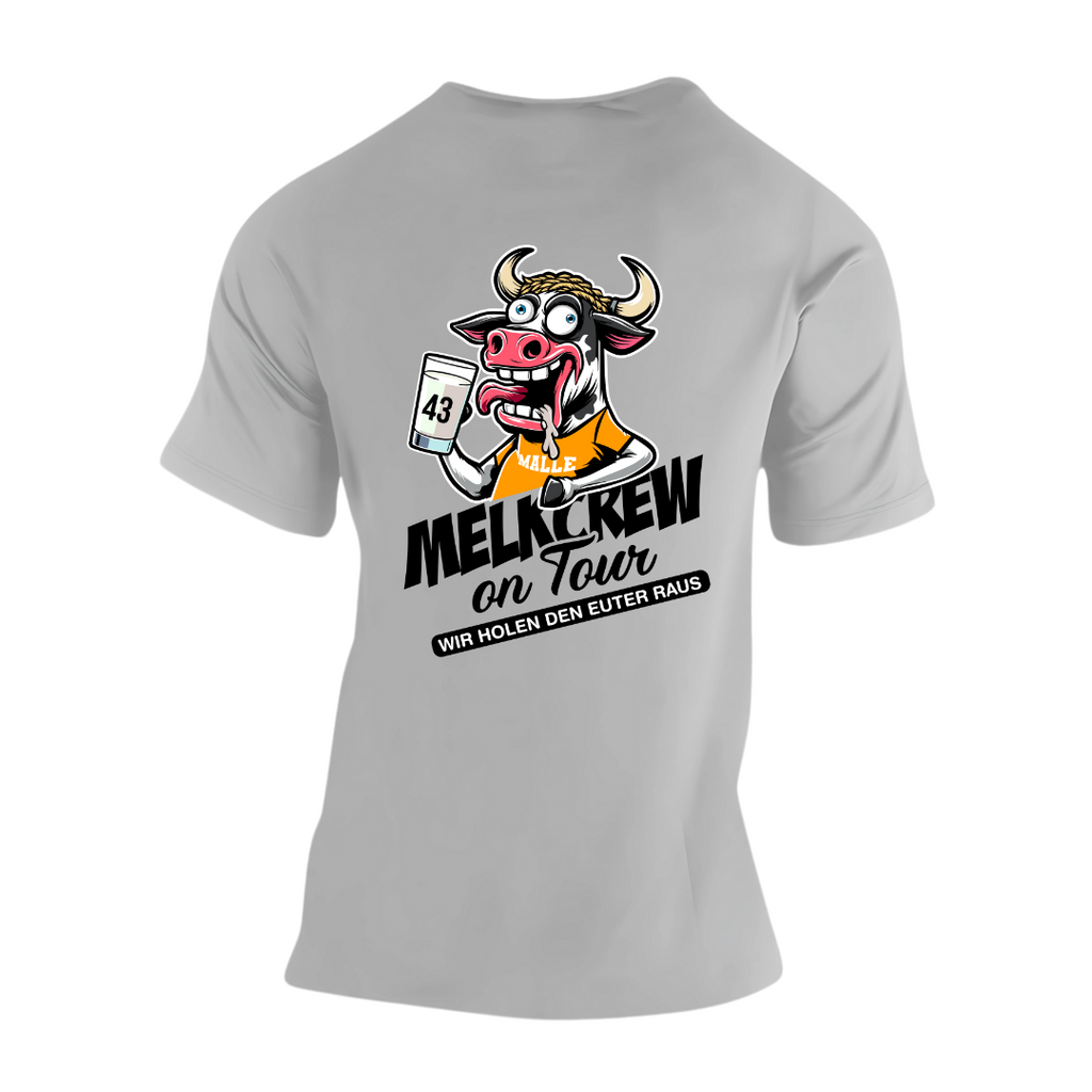 Melkcrew on Tour Rückseite | Premium T Shirt