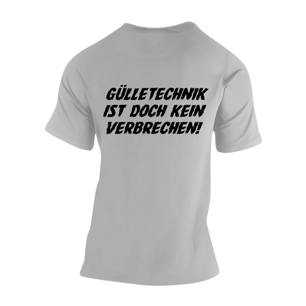 Gülletechnik ist kein Verbrechen Rückseite | Premium T Shirt