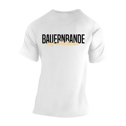 Bauernbande auf Malletour Rückseite | Premium T Shirt