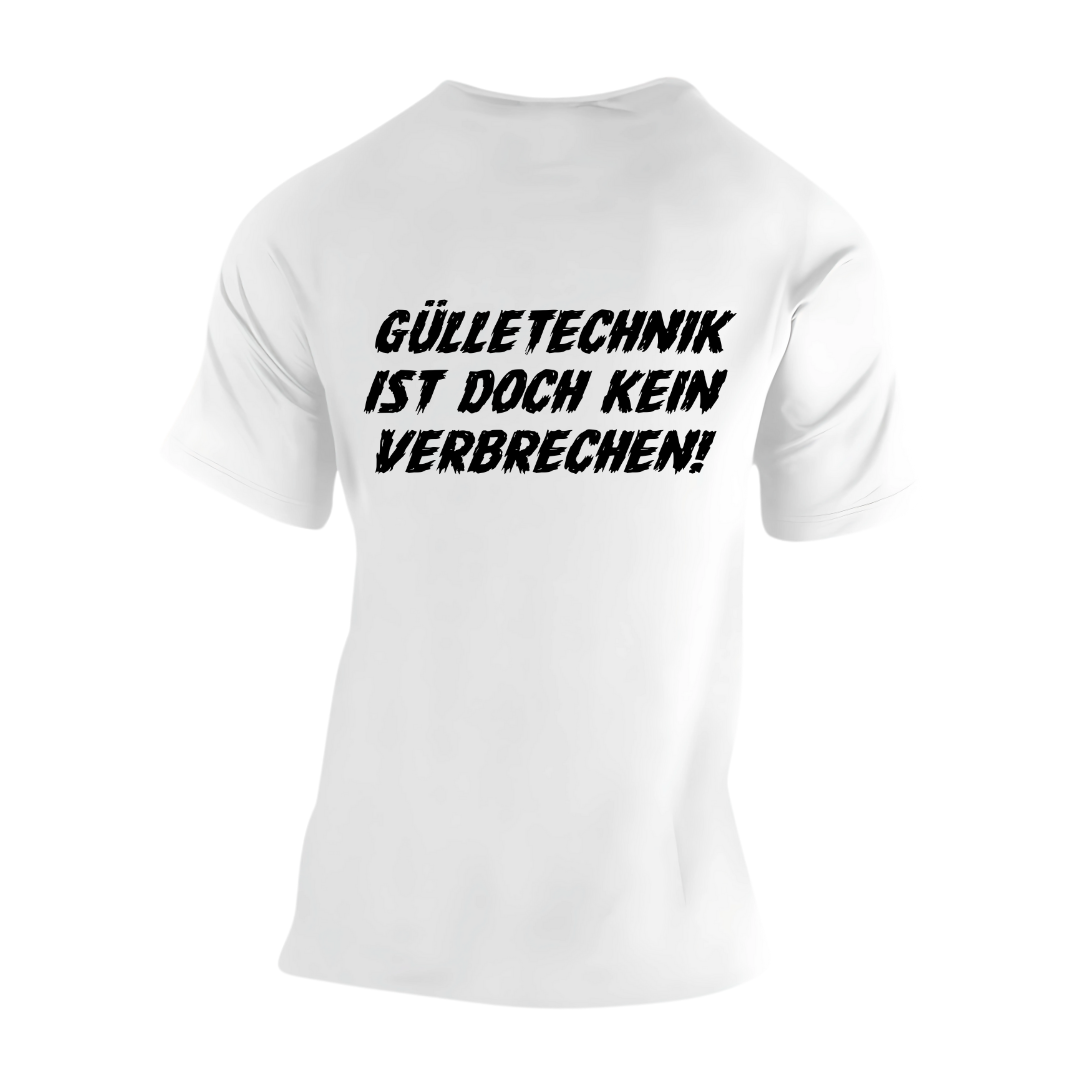 Gülletechnik ist kein Verbrechen Rückseite | Premium T Shirt