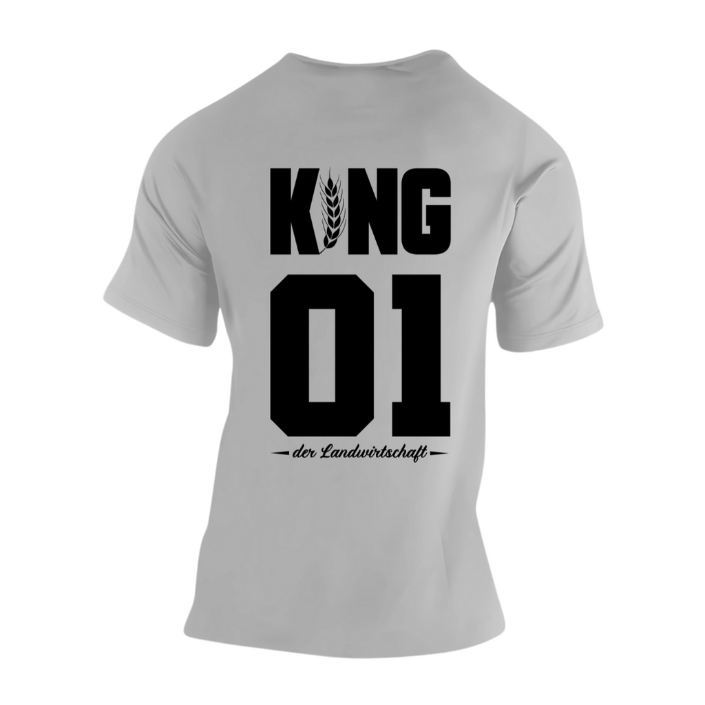 KING der Landwirtschaft Rückseite | Premium T Shirt