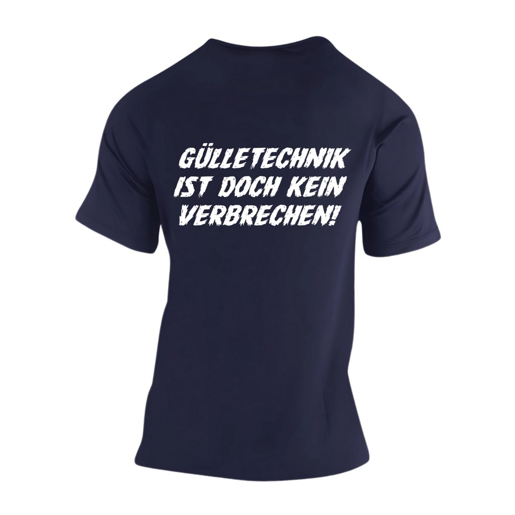 Gülletechnik ist kein Verbrechen Rückseite | Premium T Shirt