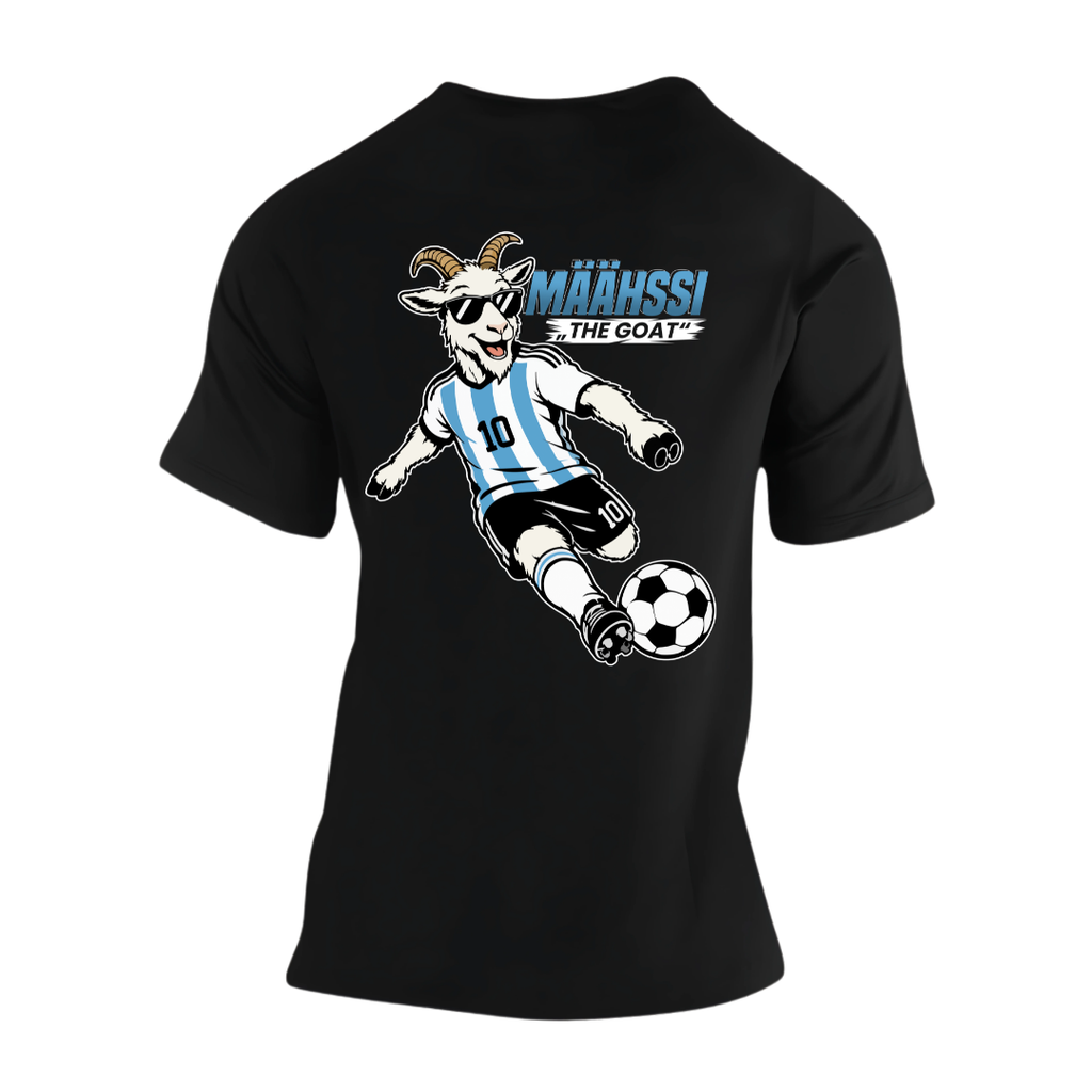 Määhssi The Goat Rückseite | Premium T Shirt