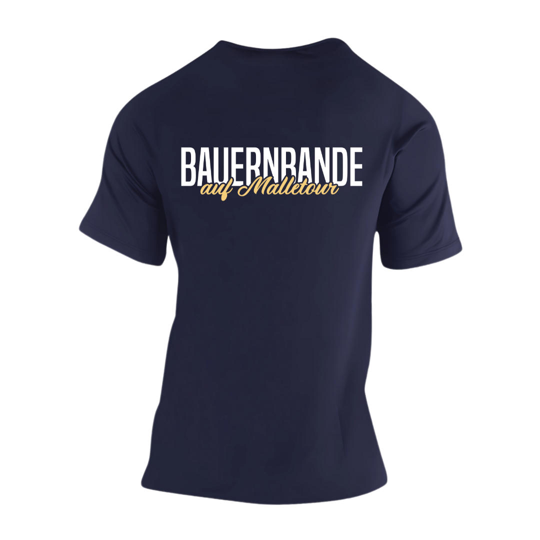 Bauernbande auf Malletour Rückseite | Premium T Shirt