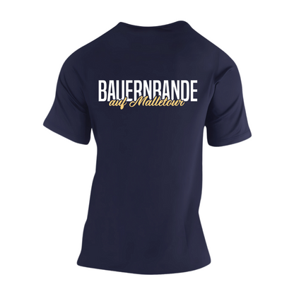 Bauernbande auf Malletour Rückseite | Premium T Shirt