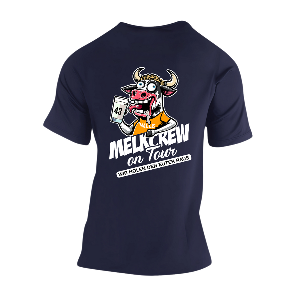 Melkcrew on Tour Rückseite | Premium T Shirt
