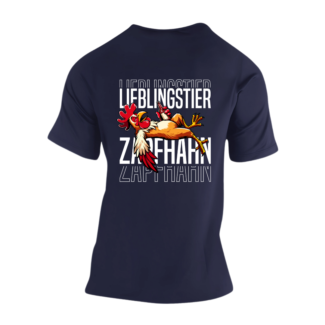 Lieblingstier Zapfhahn Rückseite | Premium T Shirt