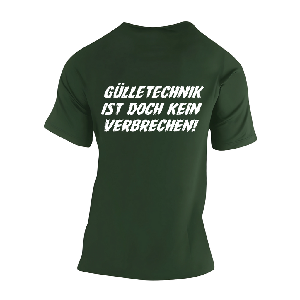 Gülletechnik ist kein Verbrechen Rückseite | Premium T Shirt