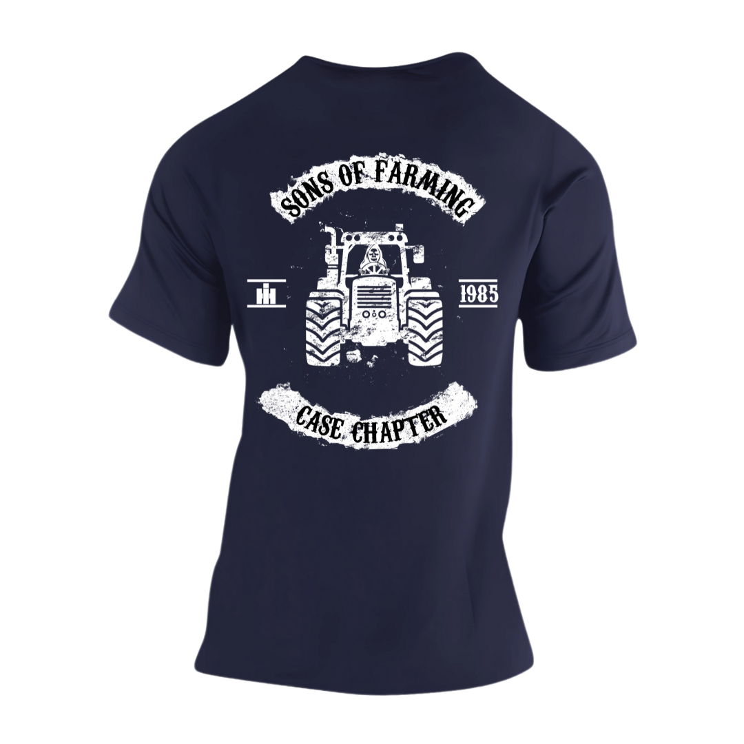 *NEU* Sons of Farming CASE Chapter *Rückseite* Premium - T-Shirt