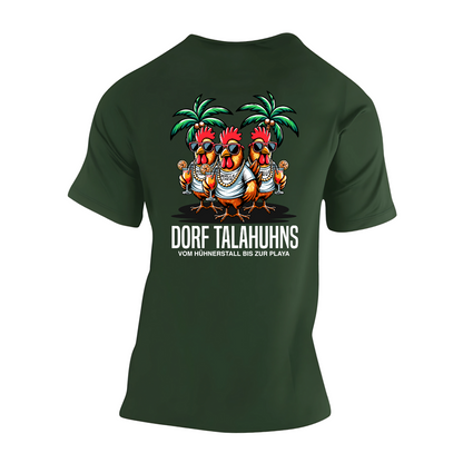 Dorf Talahuhns Vom Hühnerstall bis zur Playa Rückseite | Premium T Shirt