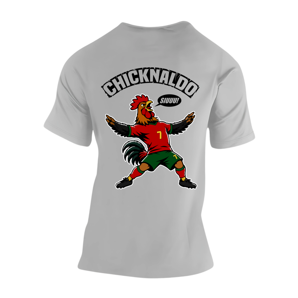 Chicknaldo Rückseite | Premium T Shirt