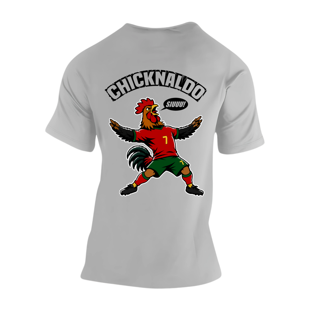 Chicknaldo Rückseite | Premium T Shirt