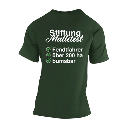 Stiftung Malletest Fendtfahrer #2 Rückseite| Premium T Shirt