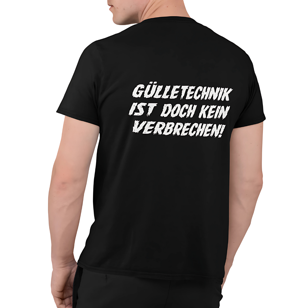 Gülletechnik ist kein Verbrechen Rückseite | Premium T Shirt