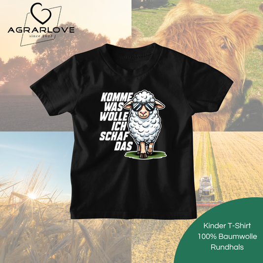 Komme was Wolle ich Schaf das | T Shirt Kinder