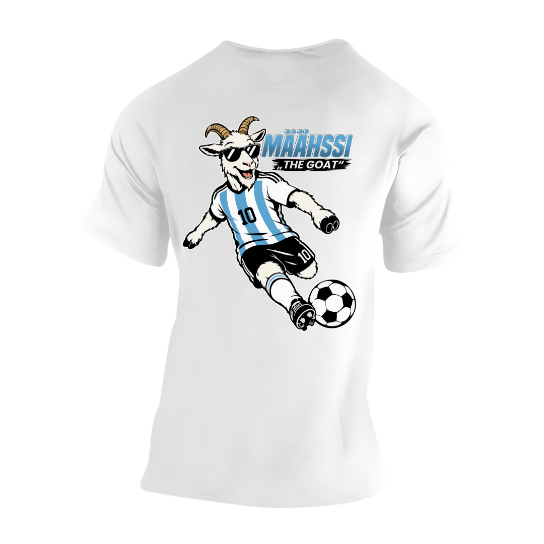 Määhssi The Goat Rückseite | Premium T Shirt