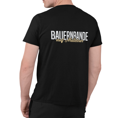 Bauernbande auf Malletour Rückseite | Premium T Shirt