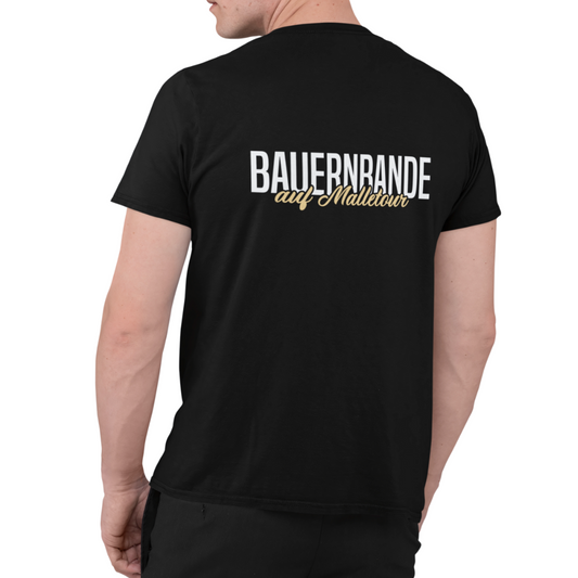 Bauernbande auf Malletour Rückseite | Premium T Shirt