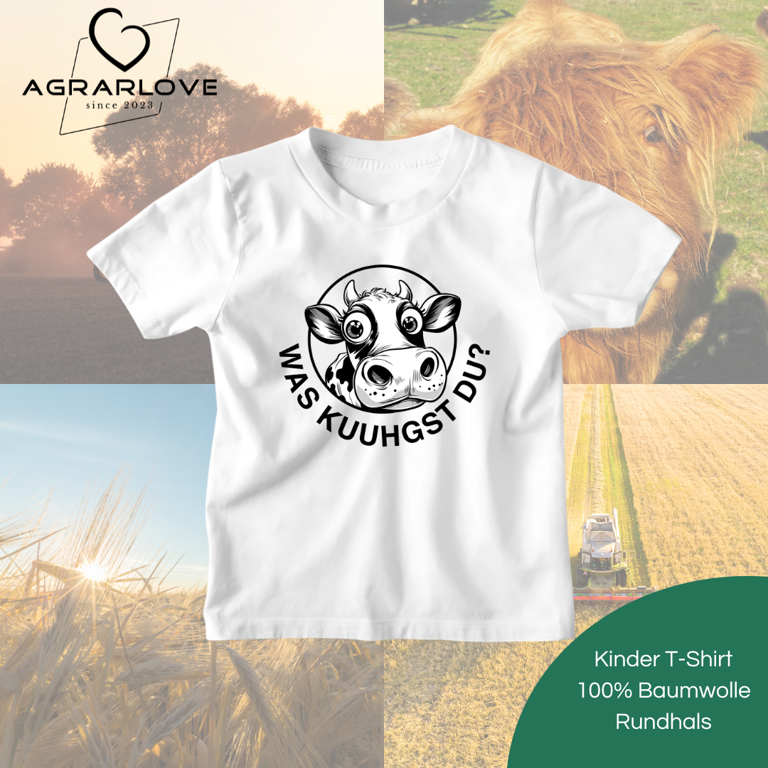 Was Kuuhgst Du | T Shirt Kinder