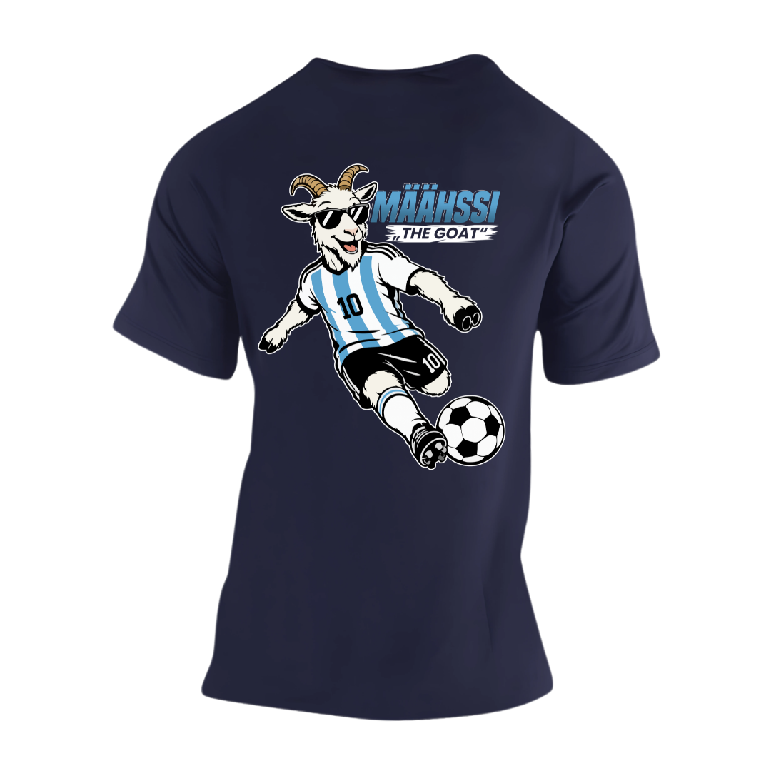 Määhssi The Goat Rückseite | Premium T Shirt