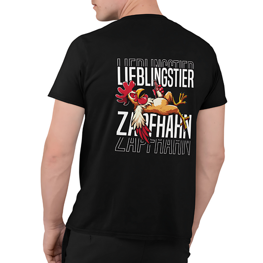 Lieblingstier Zapfhahn Rückseite | Premium T Shirt