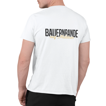 Bauernbande auf Malletour Rückseite | Premium T Shirt
