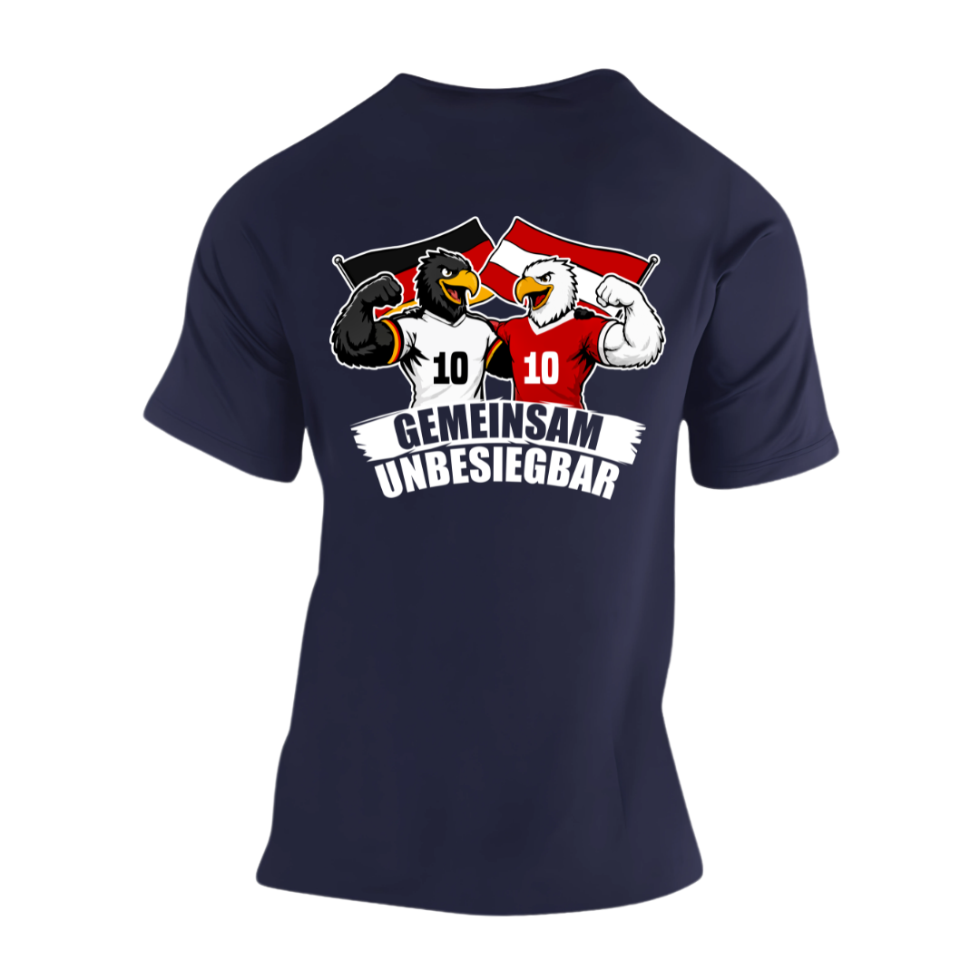 Adler Deutschland Österreich Rückseite | Premium T Shirt
