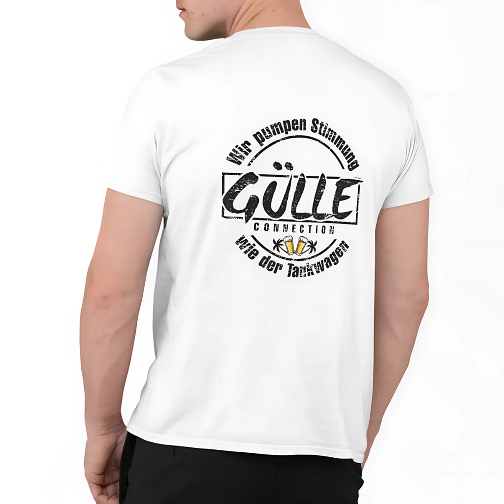 Gülle Connection Rückseite | Premium T Shirt