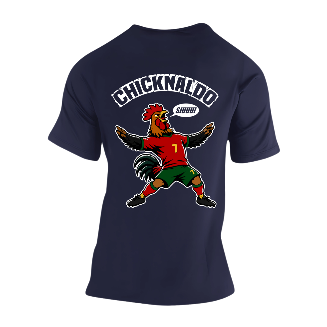 Chicknaldo Rückseite | Premium T Shirt
