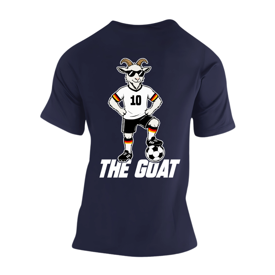 The GOAT Deutschland Rückseite | Premium T Shirt