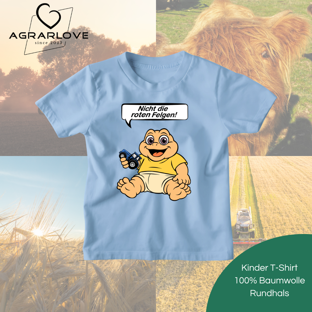 Nicht die Roten Felgen Dinobaby New Holland Edition | T Shirt Kinder