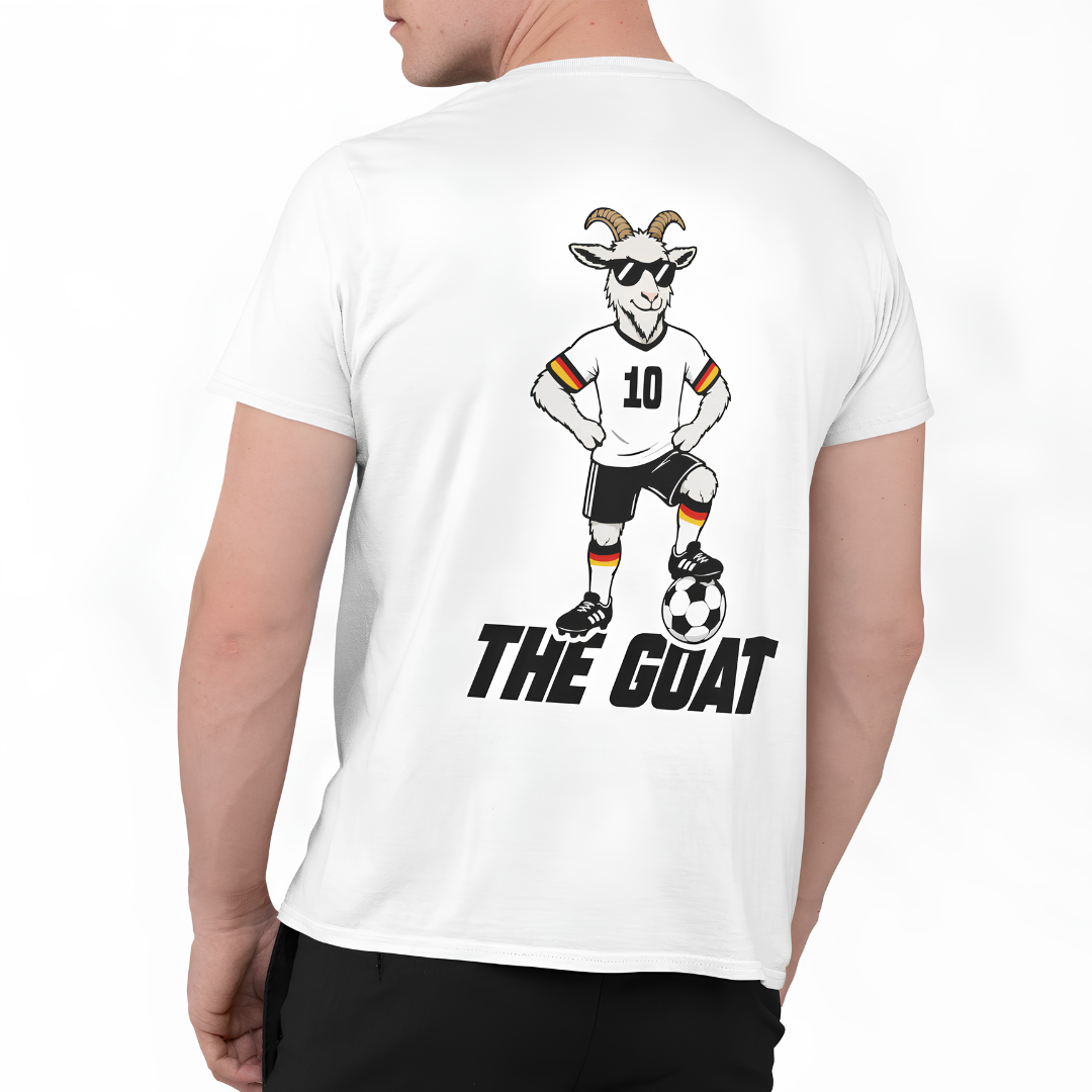 The GOAT Deutschland Rückseite | Premium T Shirt