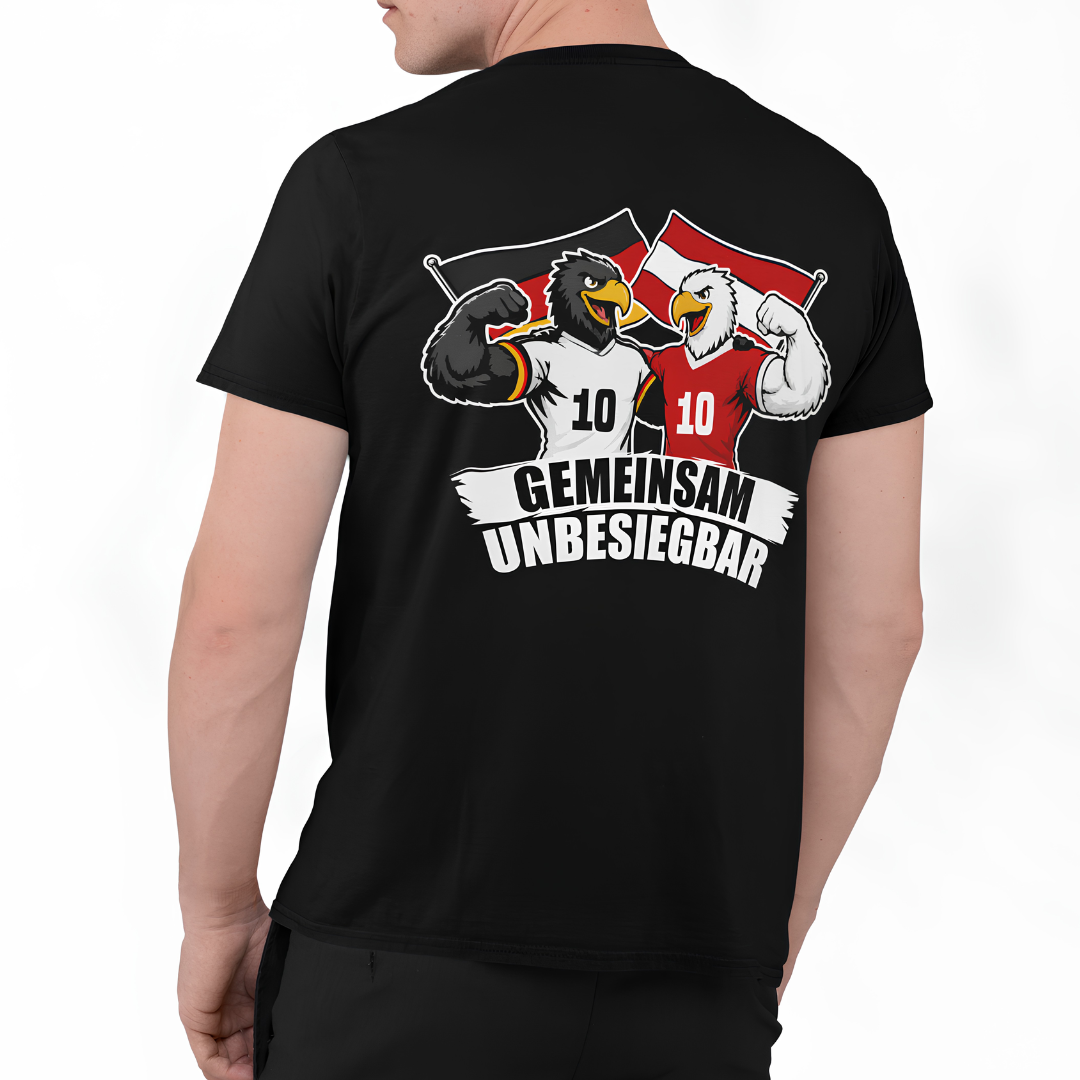 Adler Deutschland Österreich Rückseite | Premium T Shirt