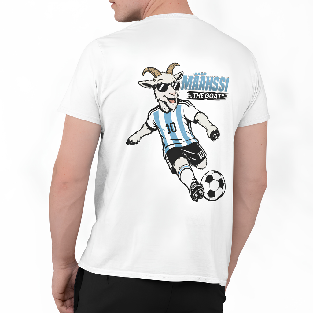 Määhssi The Goat Rückseite | Premium T Shirt