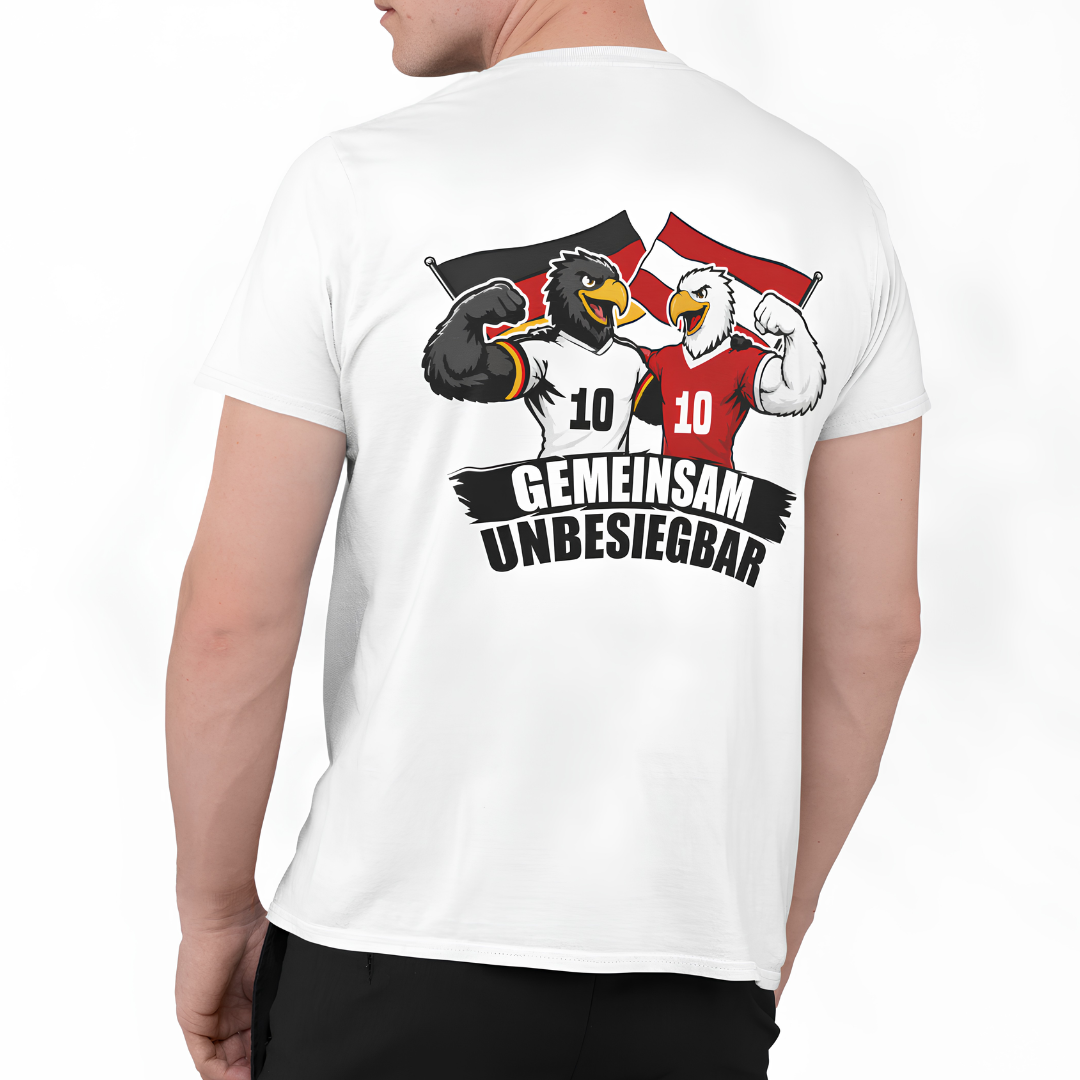 Adler Deutschland Österreich Rückseite | Premium T Shirt