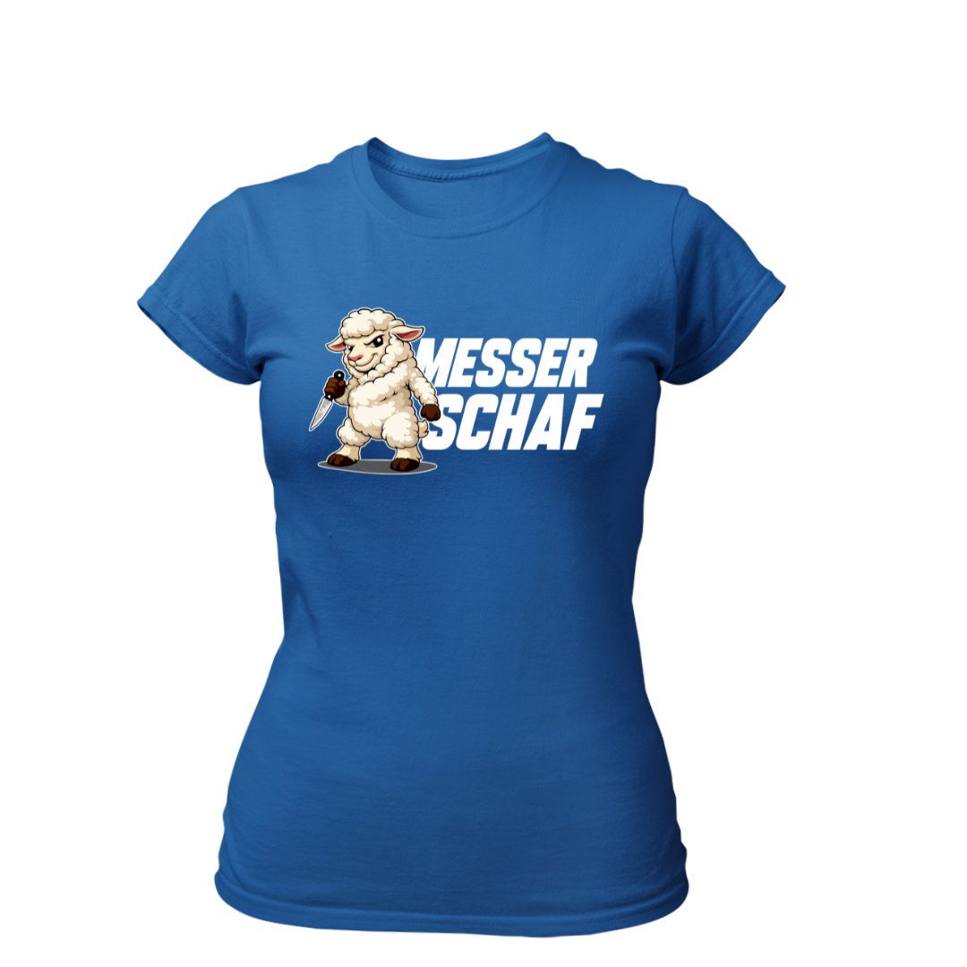 Messer Schaf | Premium T Shirt Frauen