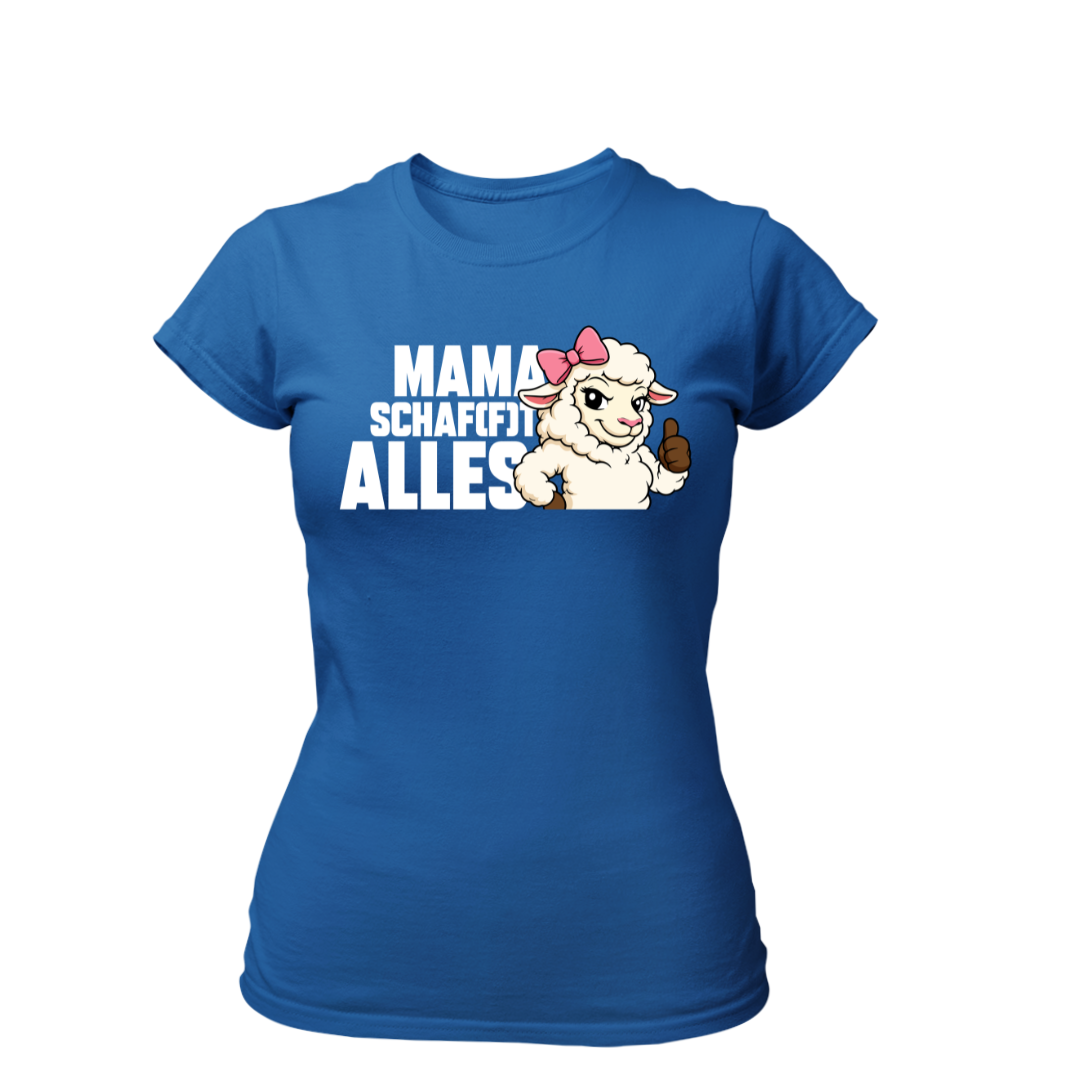 Mama Schafft Alles | Premium T Shirt Frauen