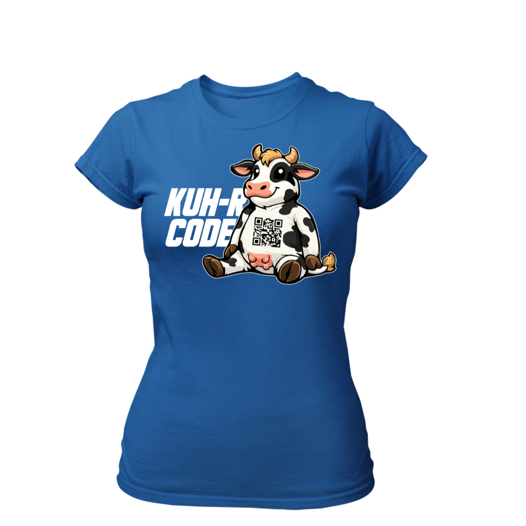 Kuh R Code | Premium T Shirt Frauen