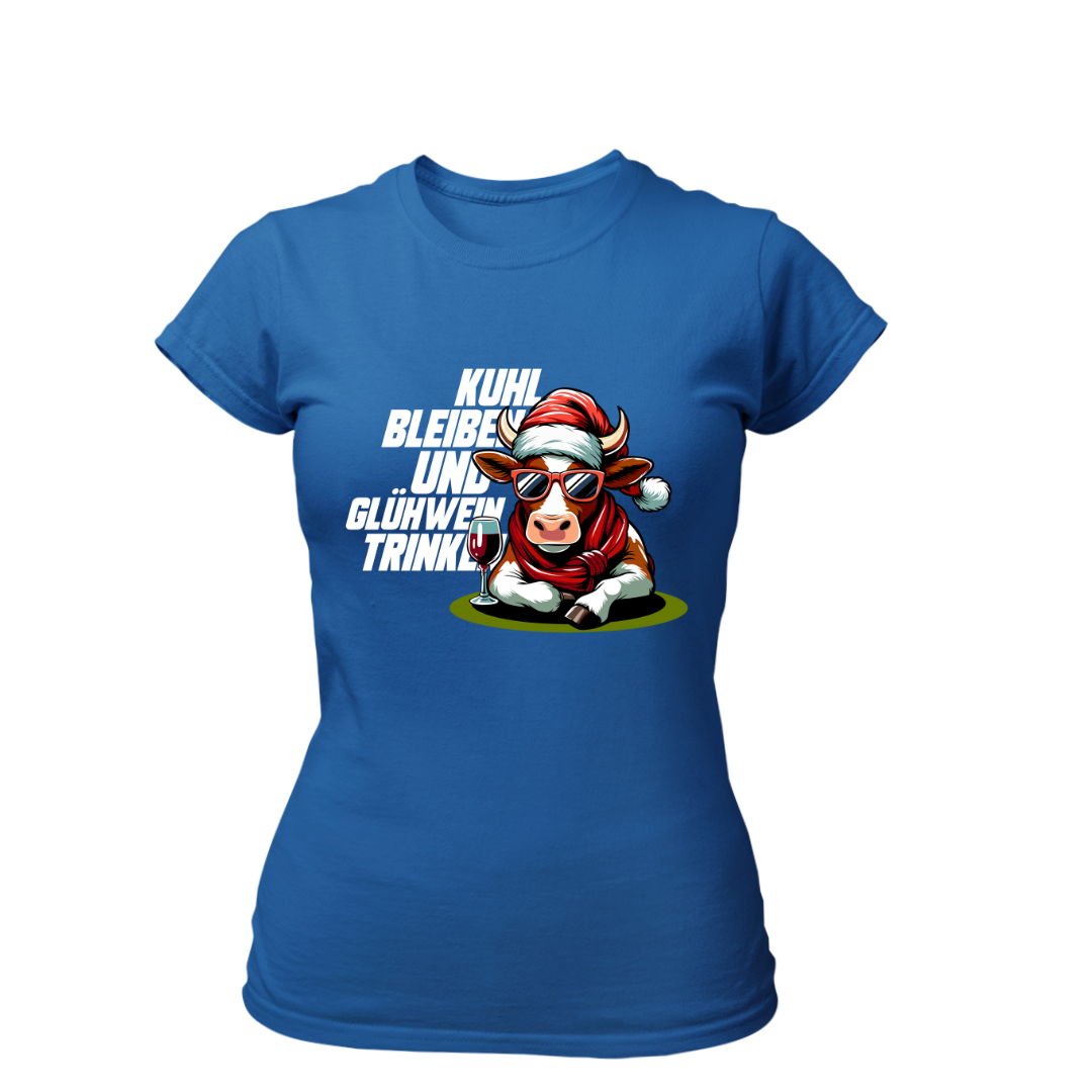 Kuhl bleiben und Glühwein trinken | Premium T Shirt Frauen