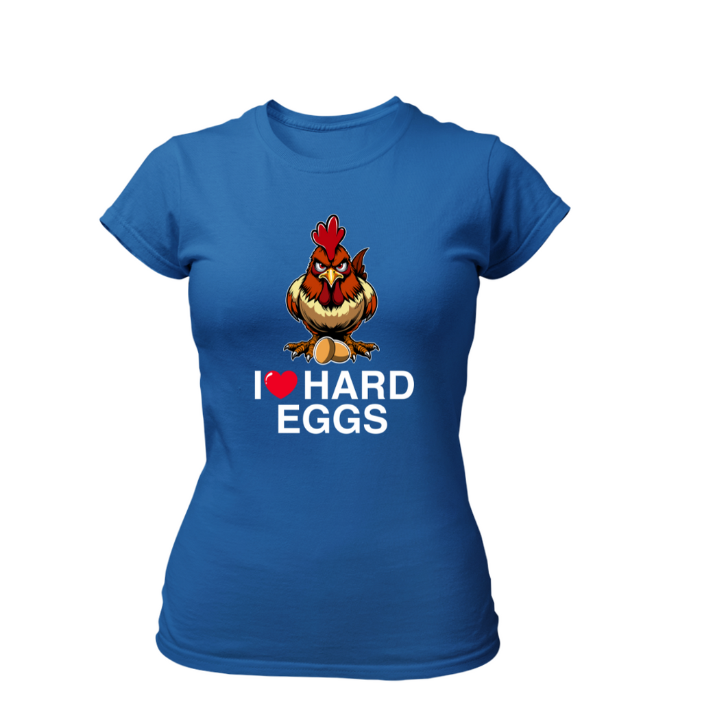 I Love Hard Eggs | Premium T Shirt Frauen
