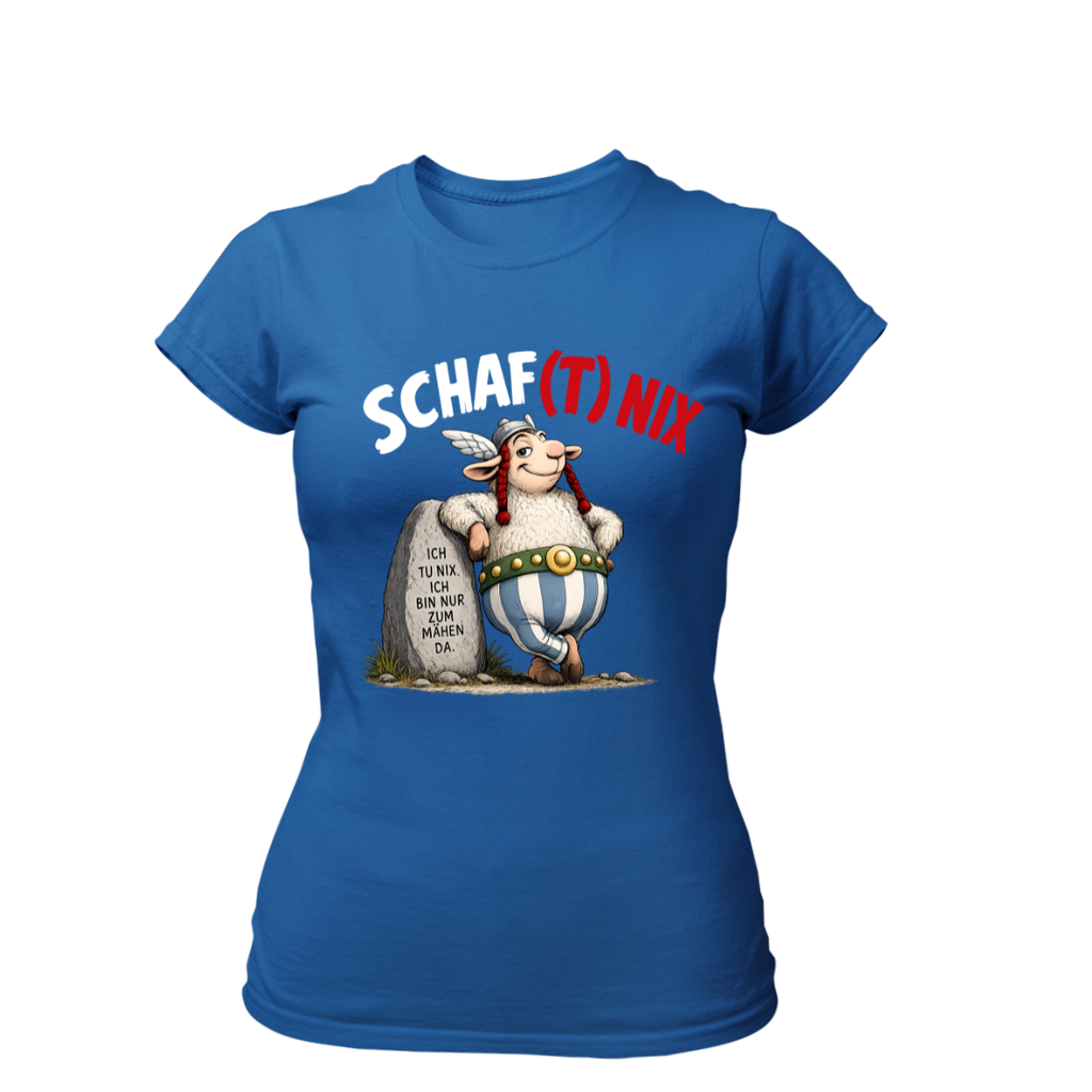 Schafft Nix Comic | Premium T Shirt Frauen