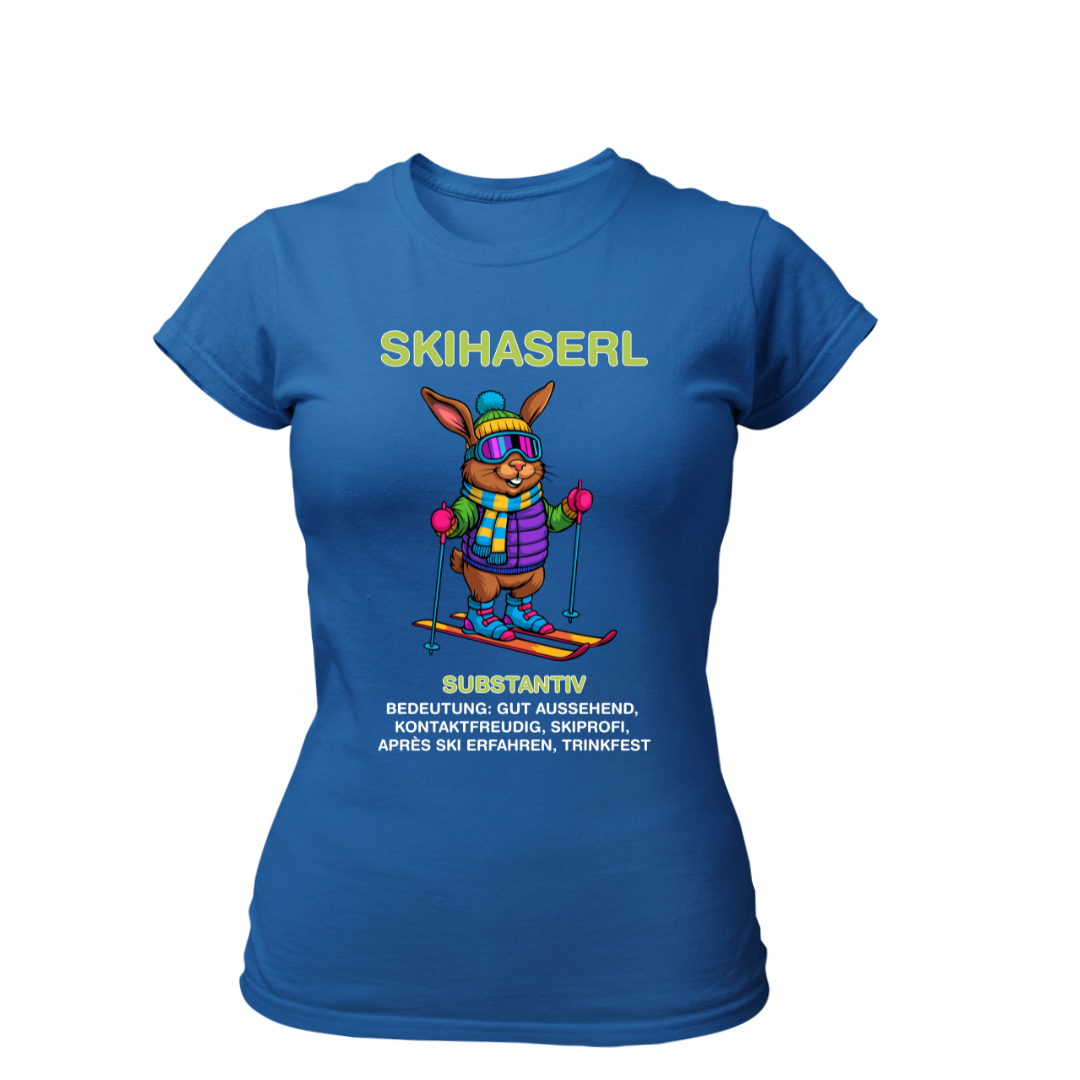 Skihaserl Bedeutung | Premium T Shirt Frauen