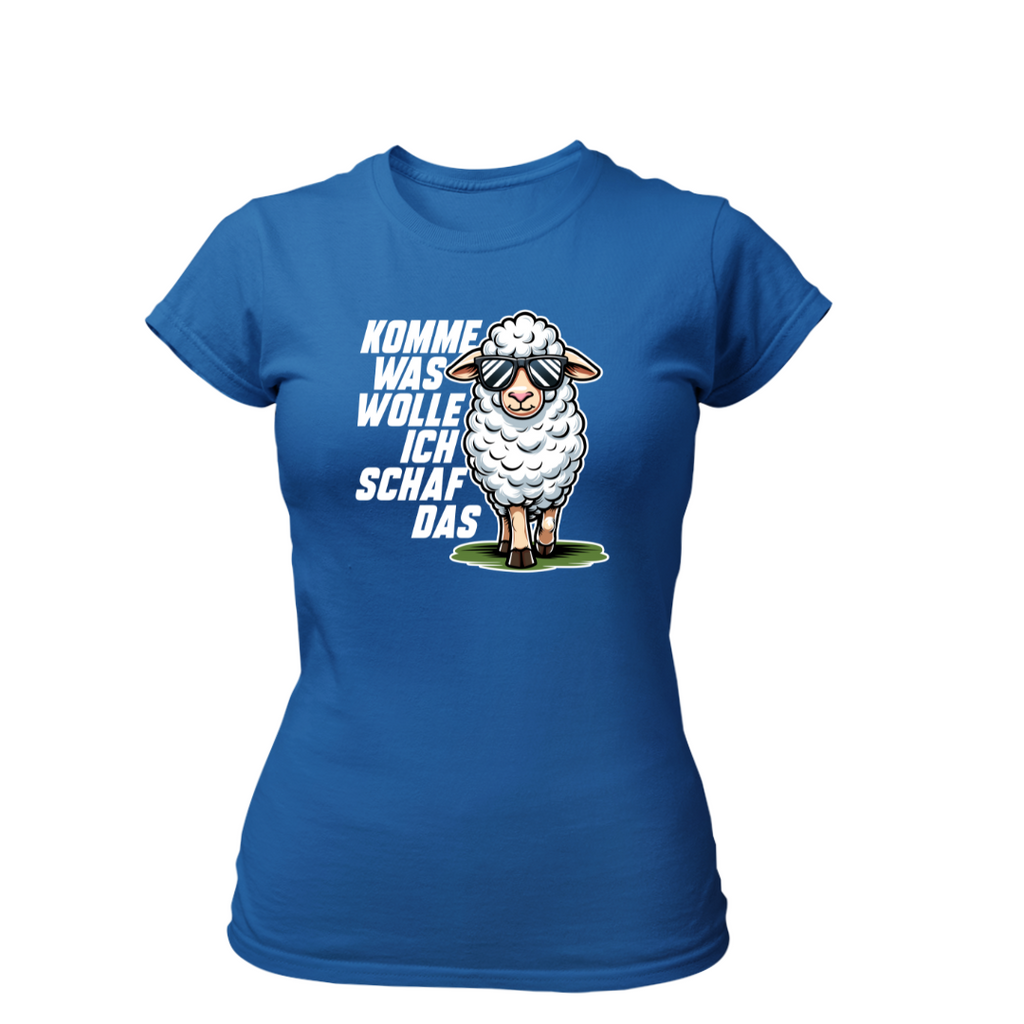 Komme was Wolle ich Schaf das | Premium T Shirt Frauen