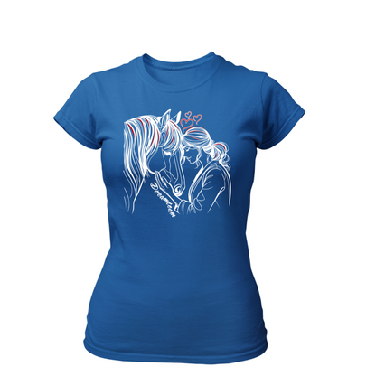 Pferd und Ich Dreamteam | Premium T Shirt Frauen