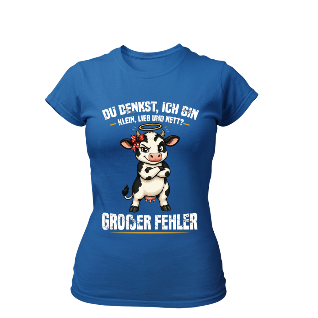 Süße Kuh Großer Fehler | Premium T Shirt Frauen