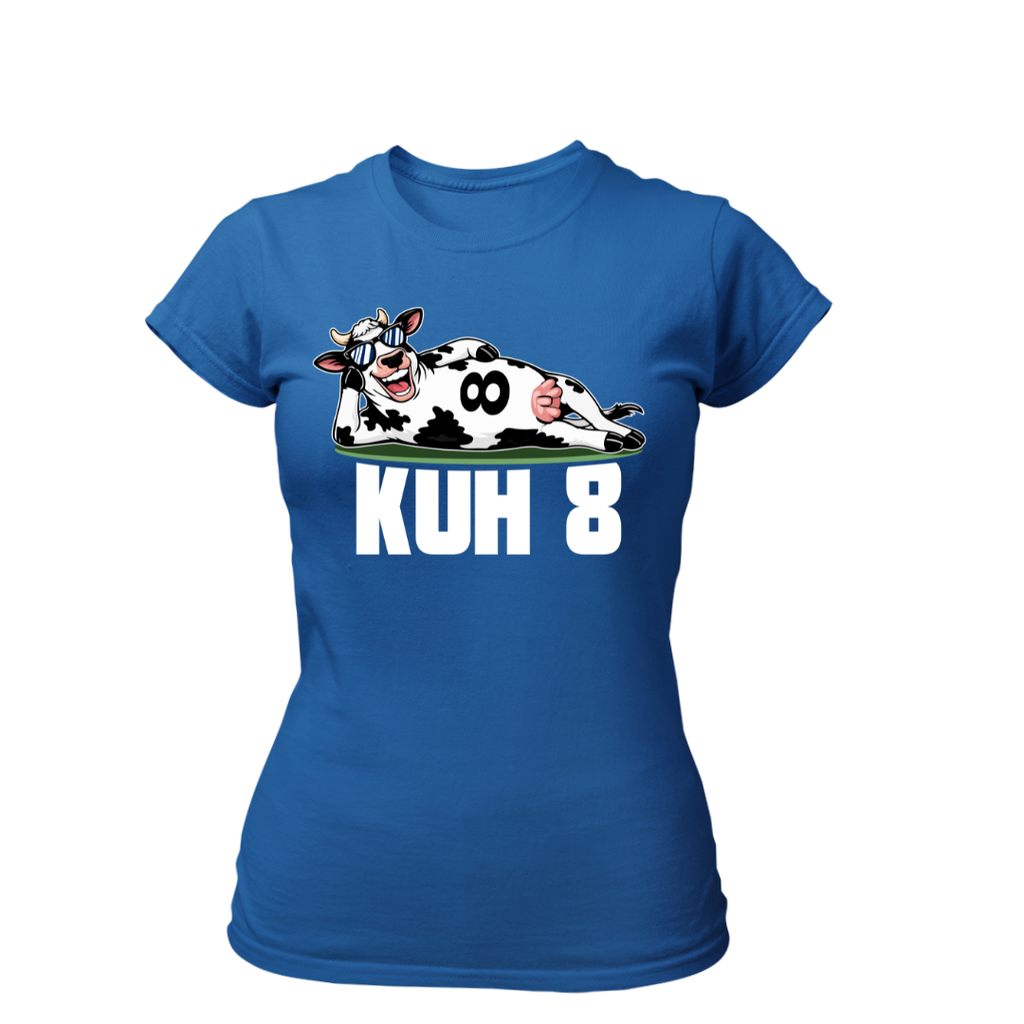 Kuh 8 | Premium T Shirt Frauen
