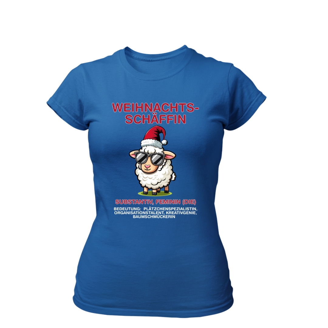 Weihnachtsschäffin Bedeutung | Premium T Shirt Frauen