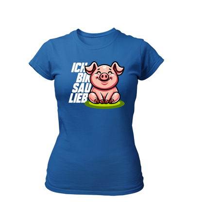 Ich bin Sau Lieb | Premium T Shirt Frauen