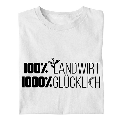 100% Landwirt Premium - T-Shirt