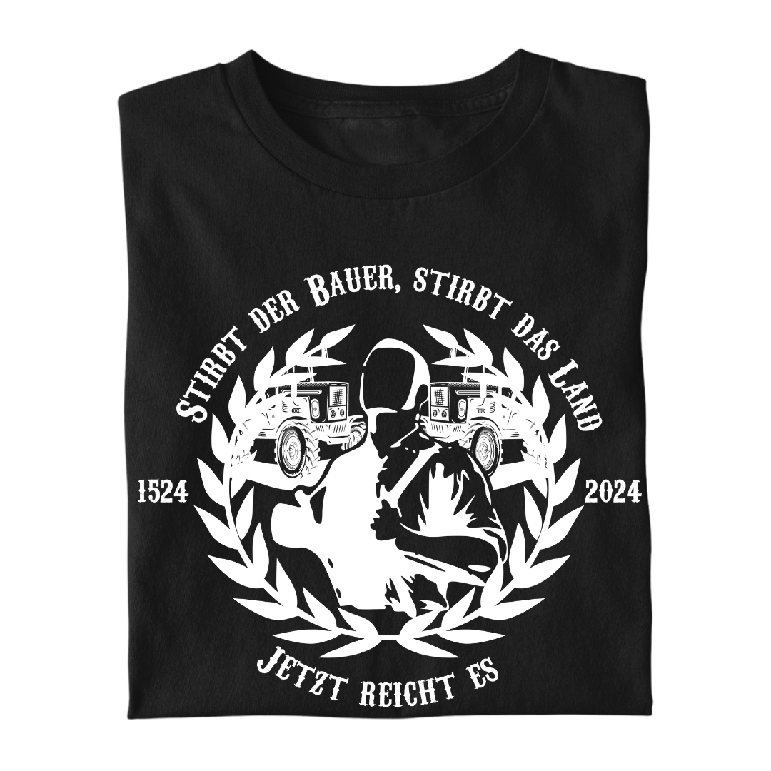 "Stirbt der Bauer, stirbt das Land" Premium - T-Shirt